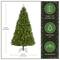 7.5ft. Pre-Lit PowerConnect™ North Valley Spruce Artificial Christmas Tree, Light Parade® LED Lights